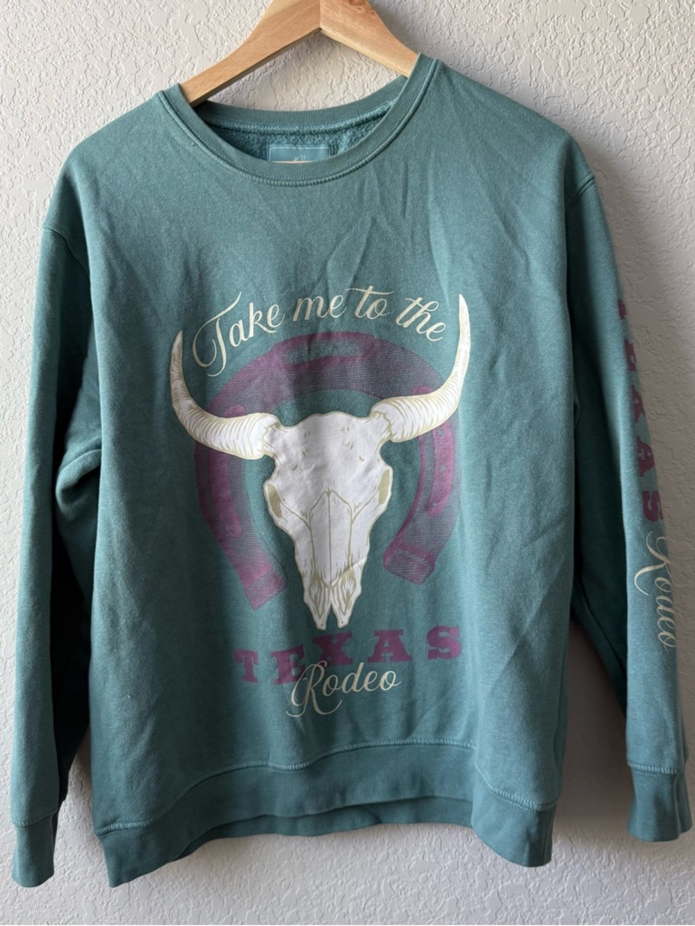 Love for Humanity “Take‎ me to the Texas Rodeo” graphic sweatshirt